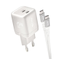 Chargeur mural NGS Bud 45W-C GaN 45W USB-C blanc Chargeur mural NGS Bud 45W-C GaN 45W USB-C blanc