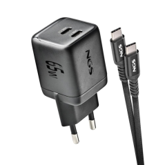chargeur mural noir USB C