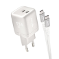 Chargeur GaN NGS Bud 65W-C USB-C 65W Blanc Chargeur GaN NGS Bud 65W-C USB-C 65W Blanc
