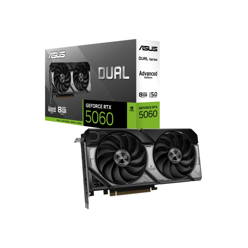 Asus GeForce RTX 5060 Dual OC 8 Go GDDR7 R Asus GeForce RTX 5060 Dual OC 8 Go GDDR7 R