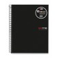 LOT de 5 Miquel Rius Notebook10 Cahier Spirale Format A4 - 200 Feuilles de 70gr Microperforé 4 Trous - Couvertures