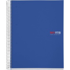 ✅ Miquel Rius Notebook8 Cahier Spirale Format A4 - 200 Feuilles de 70 gr Microperforé 4 Trous - Couvertures Pol en stock