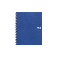 ✅ LOT de 5 Miquel Rius Notebook6 Cahier Spirale Format A5 - 150 Feuilles de 70gr Microperforé 2 Trous - Couvert en stock