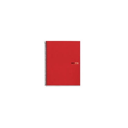 ✅ Miquel Rius Notebook6 Cahier Spirale Format A5 - 150 Feuilles de 70gr Microperforé 2 Trous - Couvertures Poly en stock