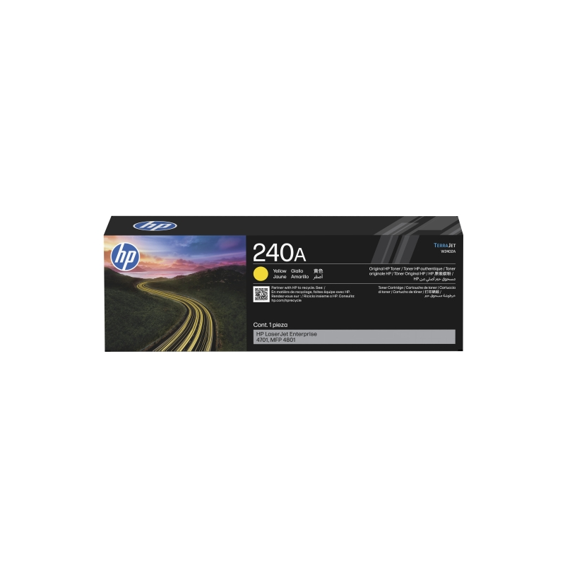 Toner HP 240A jaune original W2402A 2000 pages Toner HP 240A jaune original W2402A 2000 pages