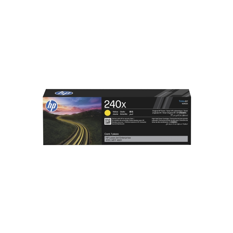 Toner HP 240X jaune original 6900 pages Toner HP 240X jaune original 6900 pages