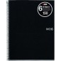 LOT de 5 Miquel Rius Notebook6 Cahier Spirale Format A5 - 150 Feuilles de 70gr Microperforé 2 Trous - Couvertures Polypropylène