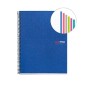 Miquel Rius Notebook6 Cahier Spirale Format A4 - 150 Feuilles de 70gr Microperforé 2 Trous - Couvertures Polypropylène - Grille