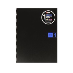 ✅ LOT de 5 Miquel Rius Notebook1 Cahier Spirale Format A4 - 80 Feuilles Microperforées 4 Trous - Grille 5x5 - B en stock