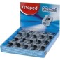 Taille-crayon métal 1 trou - Maped Classic - Lame acier - 20 unités

