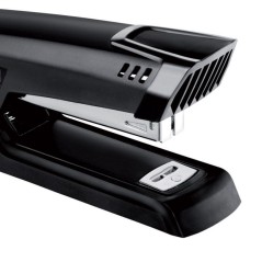 Maped Essentials Agrafeuse de bureau demi-bande - Jusqu'à 20 feuilles à la fois - Accepte les agrafes 22/6 24/6 26/6 - Agrafage