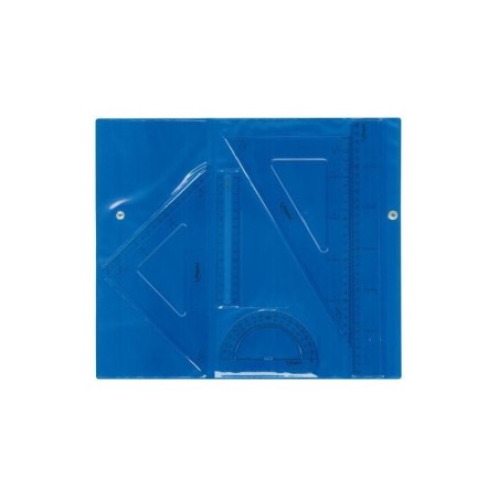 ✅ Mallette Maped Rules avec Fermeture - Règles de 30 cm. et 15cm. Carré de 20 cm. Carré de 25 cm. et Rapporte en stock