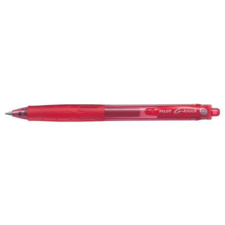 Stylo gel rouge Pilot G-Knock