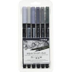 ✅ Lyra Aqua Brush Duo Lot de 6 feutres pinceaux couleur Surtido en stock