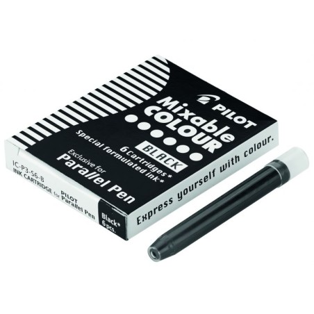 Cartouches encre noire Pilot Parallel