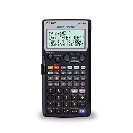 Calculatrice scientifique Casio noire