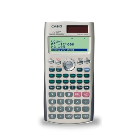 Calculatrice financière Casio écran large