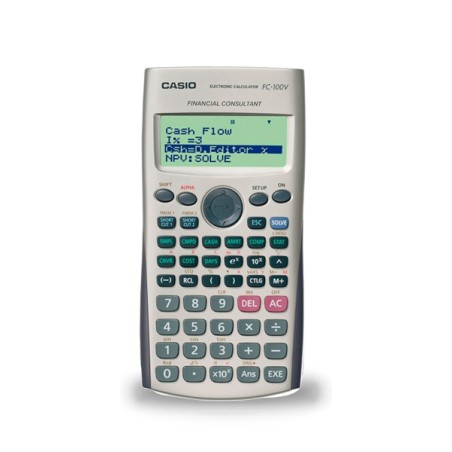 calculatrice financière Casio écran large