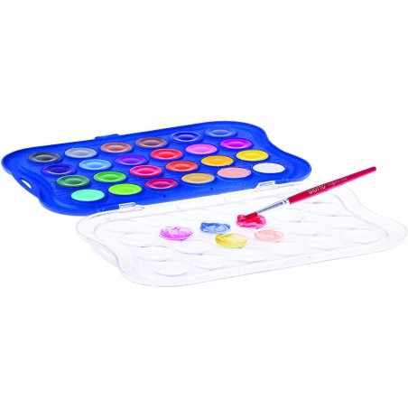 Giotto Lot de 24 Mini Aquarelles 23mm