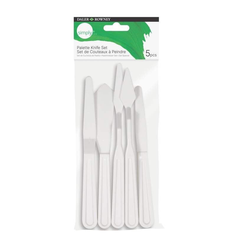 Daler Rowney Lot de 5 Spatules en Plastique