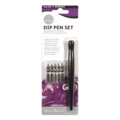 Porte-stylo noir cinq plumes