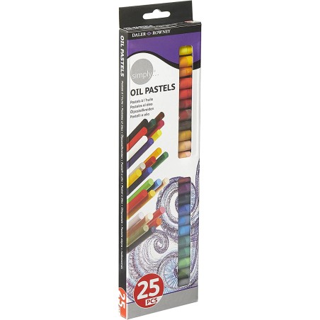Daler Rowney Lot de 25 pastels doux
