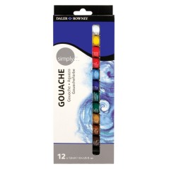 ✅ Daler Rowney Lot de 12 Gouaches Acryliques couleur Surtido en stock