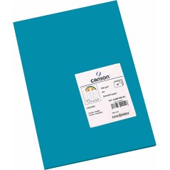 ✅ Canson Guarro Pack de 50 Cartes A4 Iris de 185g - 21x29,7cm - Couleur Bleu Caraïbes couleur bleu en stock