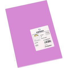 ✅ Canson Guarro Pack de 50 Cartes A4 Iris de 185g - 21x29,7cm - Couleur Mauve couleur Malva en stock
