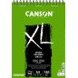 Canson XL Dessin Light Bloc Dessin avec 50 Feuilles A4 - Spirale Microperforée - 21x29,7cm - 160g - Couleur Blanc