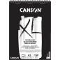 Canson XL Noir Bloc de 40 Feuilles A3 - Grain Fin - Spirale Microperforée - 29,7x42cm - 150g - Couleur Noir Canson XL Noir Bloc de 40 Feuilles A3 - Grain Fin - Spirale Microperforée - 29,7x42cm - 150g - Couleur Noir
