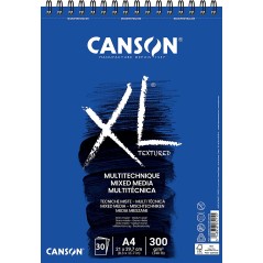 ✅ Canson Xl Mix Media Bloc Dessin Aquarelle de 30 Feuilles A4 - Grain Moyen - Spirale Microperforée - 21x29,7cm en stock