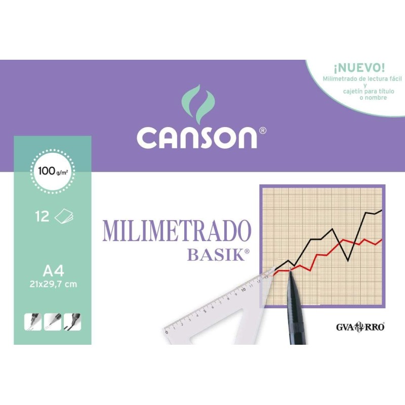 Canson Minipack de 12 Feuilles A4 - Graph Basik - 21x29,7cm - 100g - Couleur Sépia Canson Minipack de 12 Feuilles A4 - Graph Basik - 21x29,7cm - 100g - Couleur Sépia
