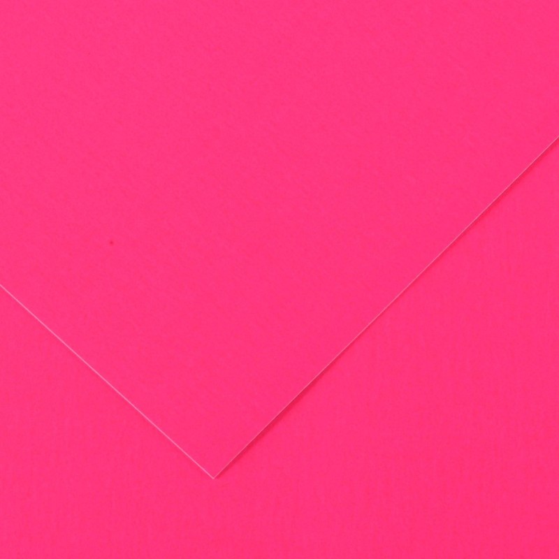 Canson Guarro Pack de 25 Cartes A4 Iris de 185g - 50x65cm - Couleur Fuchsia Fluo