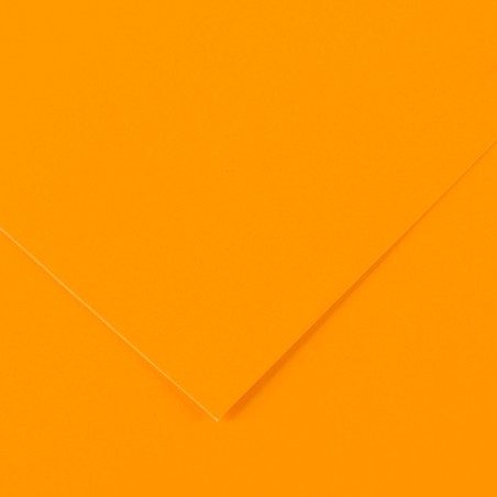 ✅ Canson Guarro Pack de 25 Cartes A4 Iris de 185g - 50x65cm - Couleur Orange Fluo couleur orange en stock