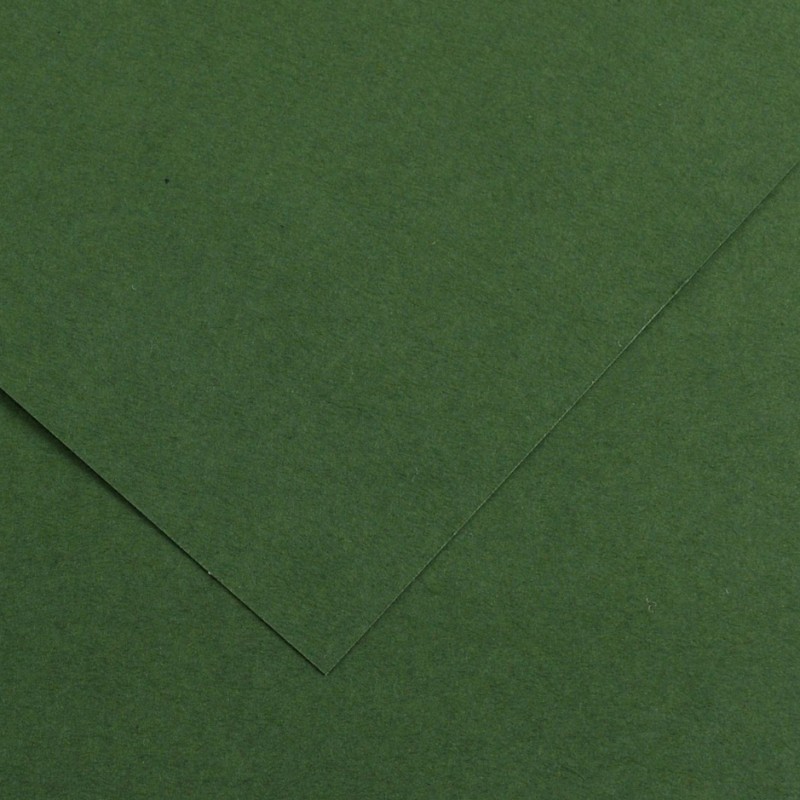 Canson Guarro Pack de 25 Cartes A4 Iris de 185g - 50x65cm - Couleur Vert Amazone