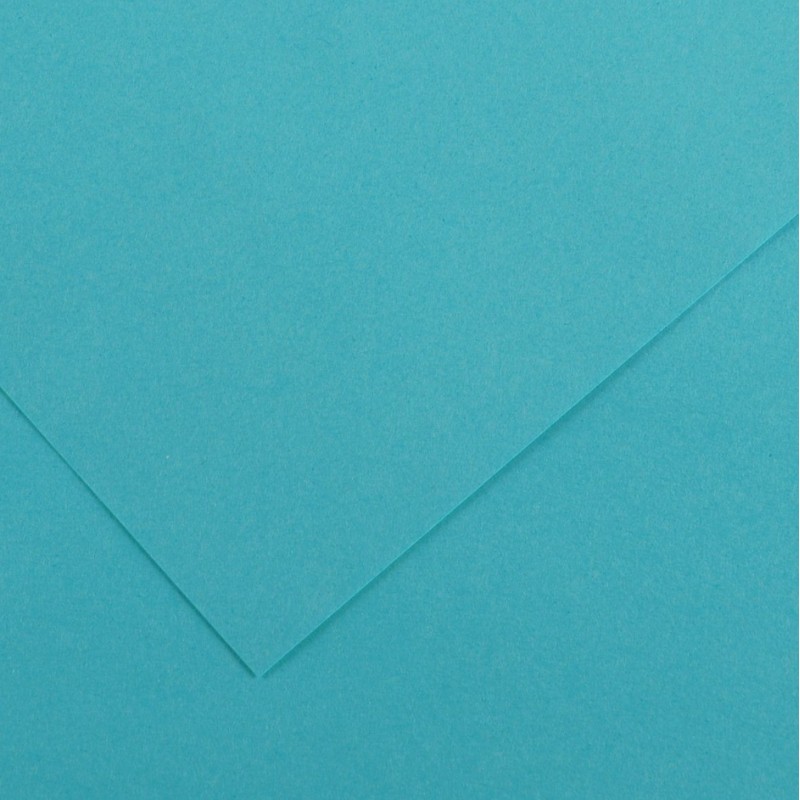 Canson Guarro Pack de 25 Cartes A4 Iris de 185g - 50x65cm - Couleur Bleu Turquoise