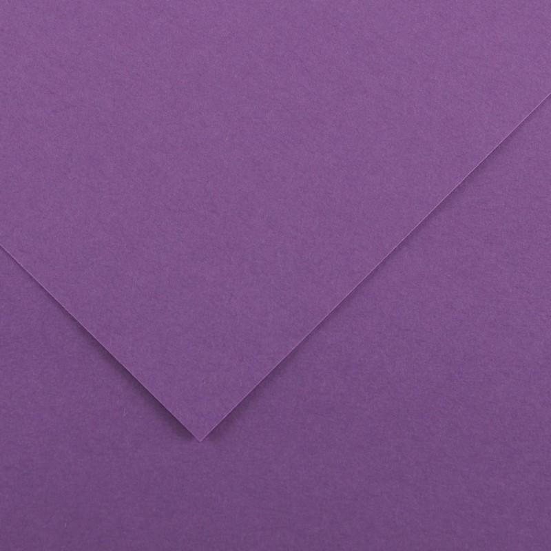 Canson Guarro Pack de 25 Cartes A4 Iris de 185g - 50x65cm - Couleur Violette