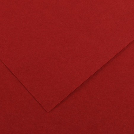 ✅ Canson Guarro Pack de 25 Cartes A4 Iris de 185g - 50x65cm - Couleur Grenat couleur rouge en stock
