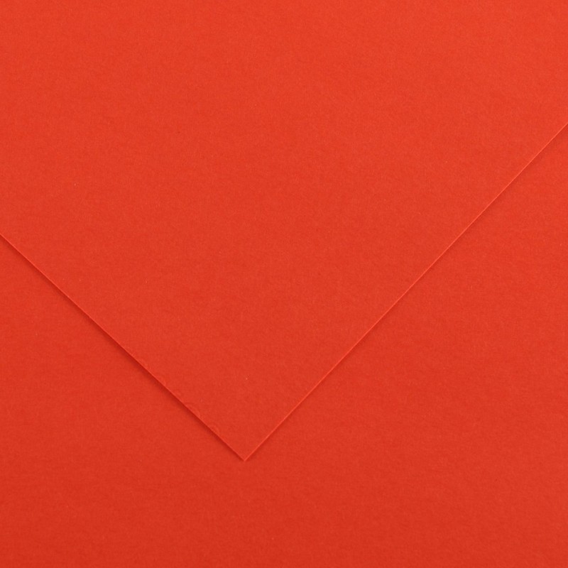 Canson Guarro Pack de 25 Cartes A4 Iris de 185g - 50x65cm - Couleur Tomate