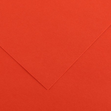 ✅ Canson Guarro Pack de 25 Cartes A4 Iris de 185g - 50x65cm - Couleur Tomate couleur rouge en stock