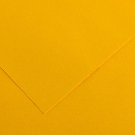 ✅ Canson Guarro Pack de 25 Cartes A4 Iris de 185g - 50x65cm - Couleur Gualda couleur orange en stock