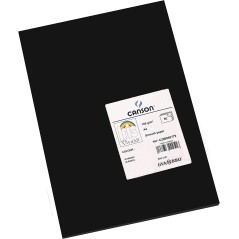 ✅ Canson Guarro Pack de 50 Cartes A4 Iris de 185g - 21x29,7cm - Couleur Noir couleur Noir en stock