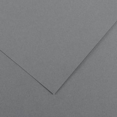 Canson Guarro Pack de 50 Cartes A4 Iris de 185g - 21x29,7cm - Couleur Gris Plomb