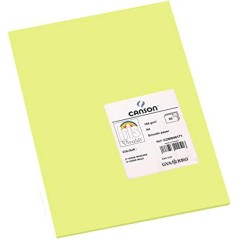 ✅ Canson Guarro Pack de 50 Cartes A4 Iris de 185g - 21x29,7cm - Couleur Vert Pomme couleur vert en stock
