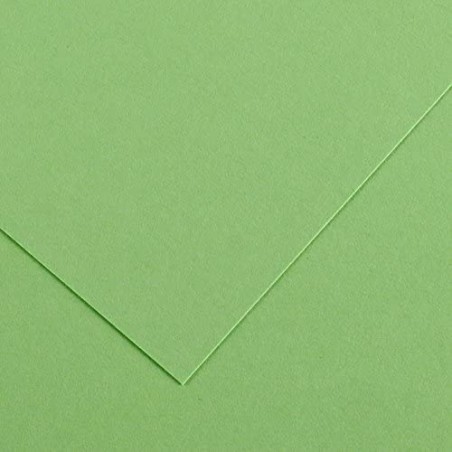 Canson Guarro Pack de 50 Cartes A4 Iris de 185g - 21x29,7cm - Couleur Vert Pomme