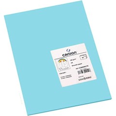 ✅ Canson Guarro Pack de 50 Cartes A4 Iris de 185g - 21x29,7cm - Couleur Bleu Turquoise couleur bleu en stock