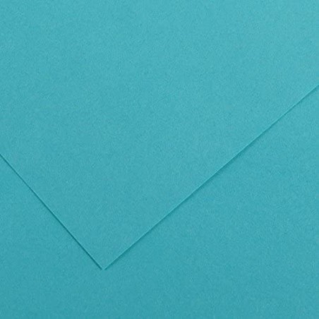Canson Guarro Pack de 50 Cartes A4 Iris de 185g - 21x29,7cm - Couleur Bleu Turquoise