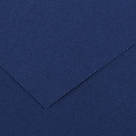 Canson Guarro Pack de 50 Cartes A4 Iris de 185g - 21x29,7cm - Couleur Bleu Outremer