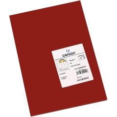 ✅ Canson Guarro Pack de 50 Cartes A4 Iris de 185g - 21x29,7cm - Couleur Grenat couleur Rojo Oscuro en stock